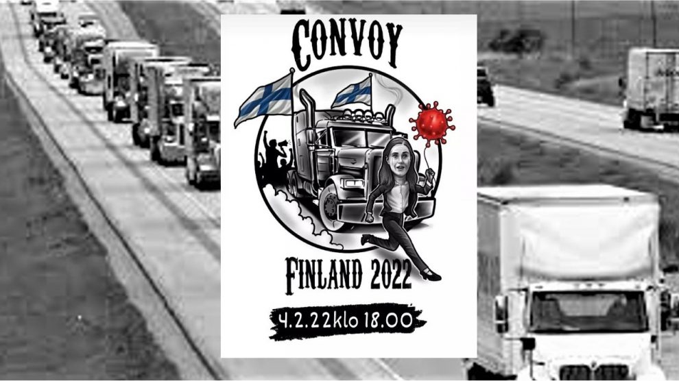 Freedom Convoy - mielenosoitus nyt myös Suomessa