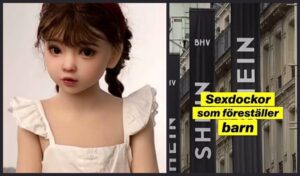 Lapsenomaisia seksinukkeja ostetaan ja myydään Ruotsissa