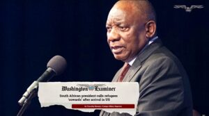 Etelä-Afrikan presidentti haukkui kansanmurhaa Amerikkaan pakenevia valkoisia pelkureiksi
