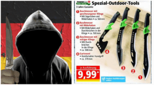 Machete-veitset tulivat myyntiin Berliinin supermarkettien hyllyille huolimatta 79 veitsirikoksesta päivässä – Saksan poliisiliitto tuomitsee jyrkästi: ”Uskomatonta”