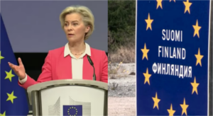 EU-komission puheenjohtaja Ursula von der Leyen vierailee Suomen itärajalla
